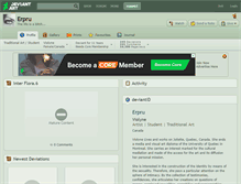 Tablet Screenshot of erpru.deviantart.com
