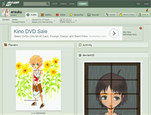 Tablet Screenshot of ansuku.deviantart.com