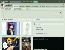 Tablet Screenshot of i-am-zero.deviantart.com