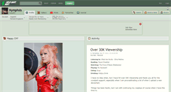 Desktop Screenshot of nymphsis.deviantart.com