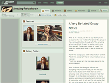 Tablet Screenshot of amazing-portraiture.deviantart.com