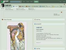 Tablet Screenshot of maghrabi.deviantart.com