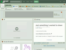 Tablet Screenshot of liesisvies.deviantart.com