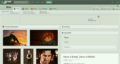 Desktop Screenshot of bexo.deviantart.com