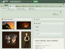 Tablet Screenshot of bexo.deviantart.com