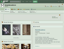 Tablet Screenshot of mylastdecadence.deviantart.com