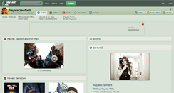 Desktop Screenshot of hayatecrawford.deviantart.com