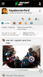 Mobile Screenshot of hayatecrawford.deviantart.com