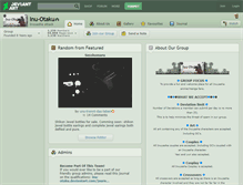 Tablet Screenshot of inu-otaku.deviantart.com