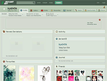 Tablet Screenshot of kys0456.deviantart.com