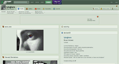 Desktop Screenshot of lyinghere.deviantart.com