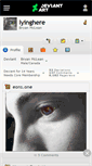 Mobile Screenshot of lyinghere.deviantart.com