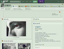 Tablet Screenshot of lyinghere.deviantart.com