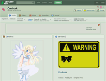 Tablet Screenshot of creshosk.deviantart.com