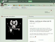 Tablet Screenshot of nlite.deviantart.com