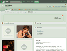 Tablet Screenshot of davidshaw.deviantart.com