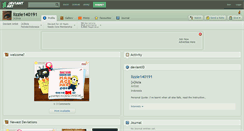 Desktop Screenshot of lizzie140191.deviantart.com