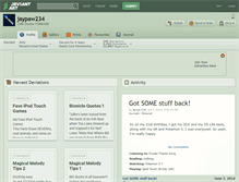 Tablet Screenshot of jaypaw234.deviantart.com