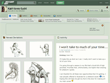 Tablet Screenshot of kairi-loves-sushi.deviantart.com