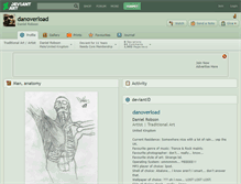 Tablet Screenshot of danoverload.deviantart.com