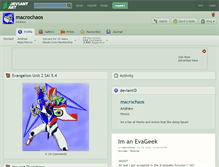 Tablet Screenshot of macrochaos.deviantart.com