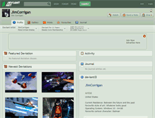 Tablet Screenshot of jimcorrigan.deviantart.com