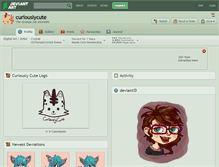 Tablet Screenshot of curiouslycute.deviantart.com