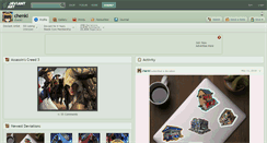 Desktop Screenshot of chenkl.deviantart.com