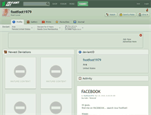 Tablet Screenshot of footfoot1979.deviantart.com