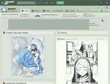 Tablet Screenshot of panom.deviantart.com