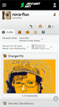 Mobile Screenshot of nova-flux.deviantart.com