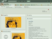 Tablet Screenshot of nova-flux.deviantart.com