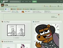 Tablet Screenshot of cedg.deviantart.com