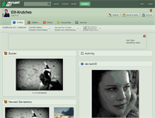 Tablet Screenshot of elli-krutches.deviantart.com