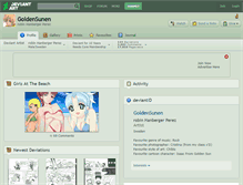 Tablet Screenshot of goldensunen.deviantart.com