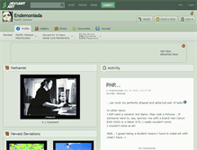 Tablet Screenshot of endemoniada.deviantart.com