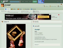 Tablet Screenshot of alwaslgirl.deviantart.com