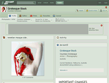 Tablet Screenshot of grotesque-stock.deviantart.com