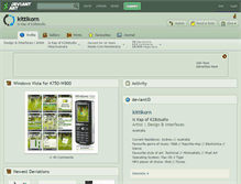 Tablet Screenshot of kittikorn.deviantart.com