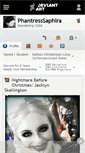 Mobile Screenshot of phantresssaphira.deviantart.com