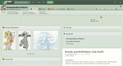 Desktop Screenshot of brandyandmrwhiskers.deviantart.com