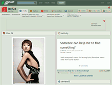 Tablet Screenshot of leo723.deviantart.com