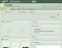 Tablet Screenshot of nomnomplz.deviantart.com