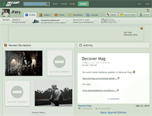 Tablet Screenshot of jfairy.deviantart.com
