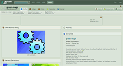 Desktop Screenshot of green-mage.deviantart.com