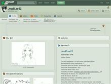 Tablet Screenshot of jesselee22.deviantart.com