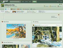 Tablet Screenshot of melbourne-cha.deviantart.com