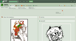 Desktop Screenshot of mashin.deviantart.com