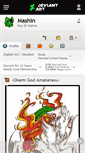 Mobile Screenshot of mashin.deviantart.com