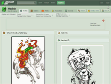 Tablet Screenshot of mashin.deviantart.com
